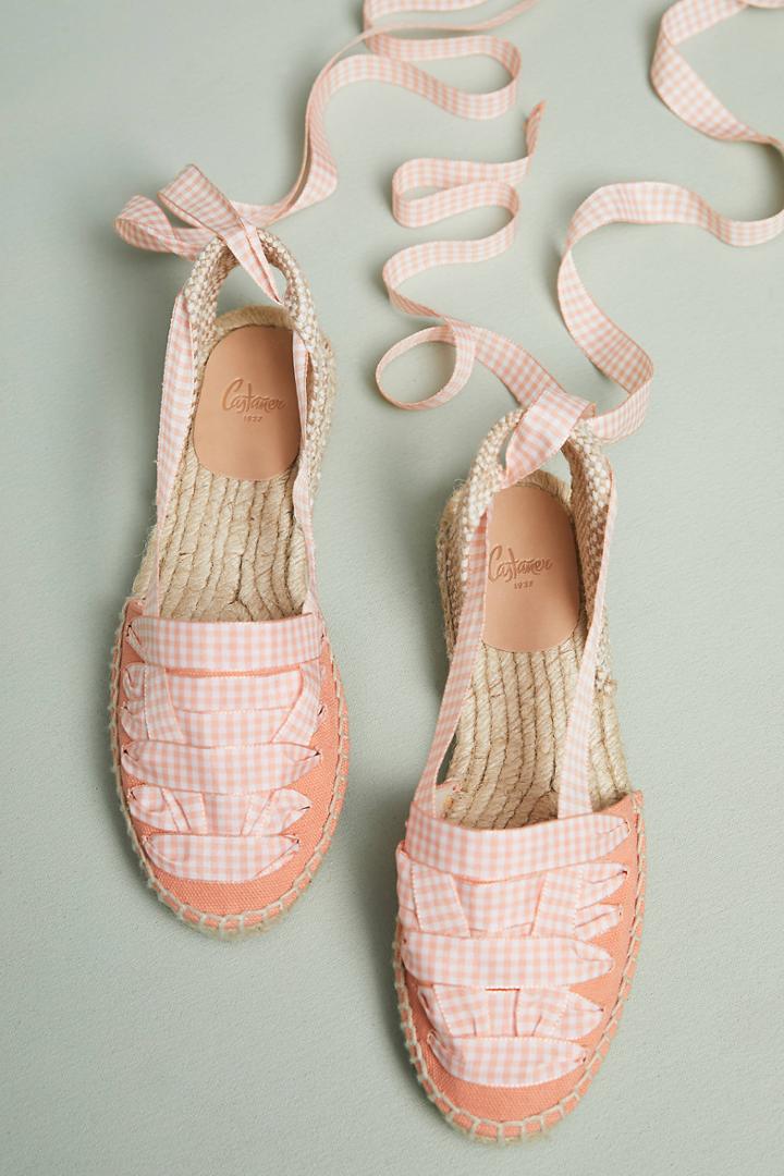 Anthropologie Castaner Jean Tie-up Espadrilles