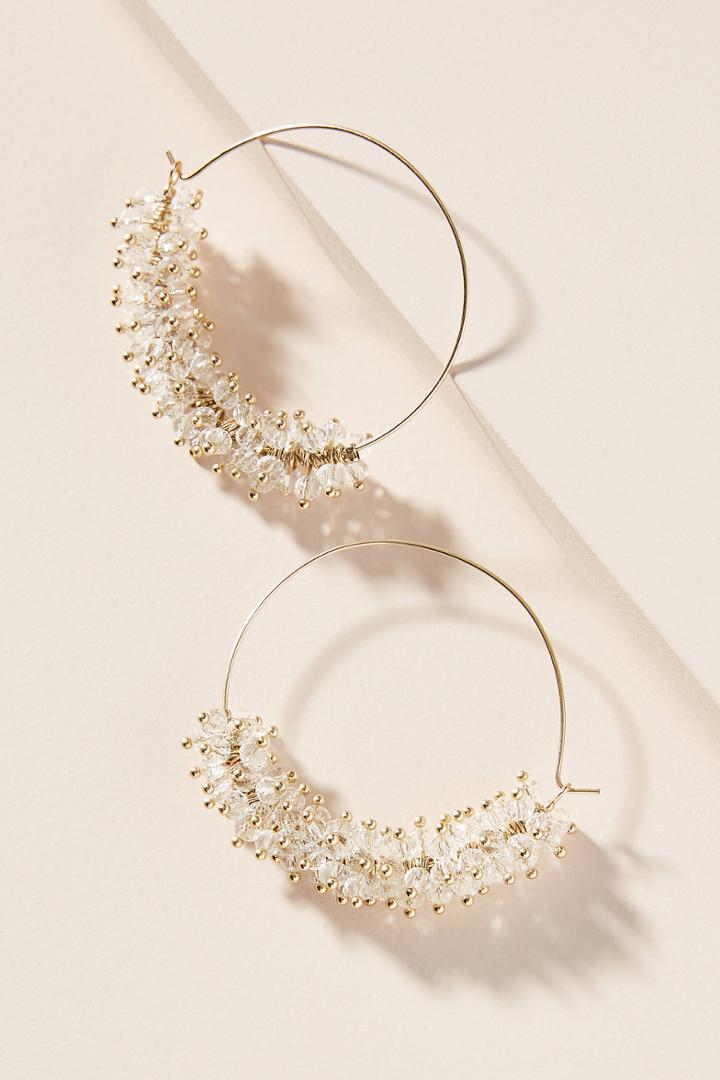 Anthropologie Sybil Hoop Earrings
