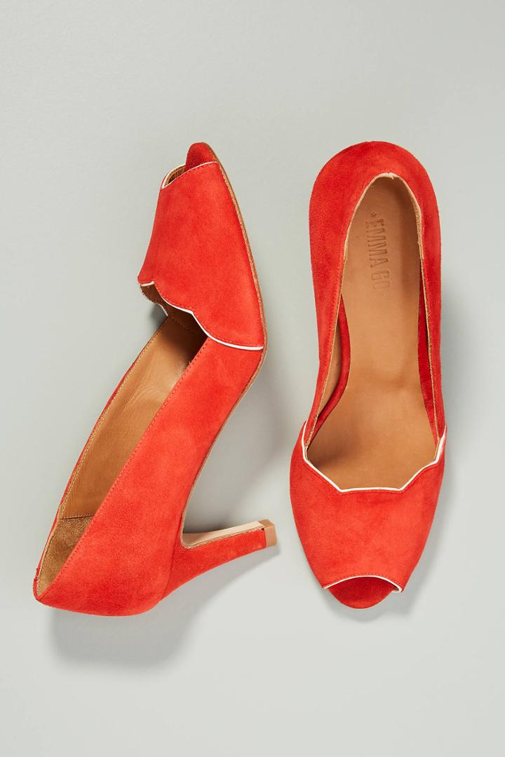 Emma Go Jeanne Peep Toe Heels