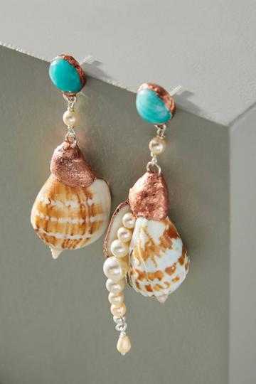 Ayana Designs Ibiza Asymmetrical Drop Earrings