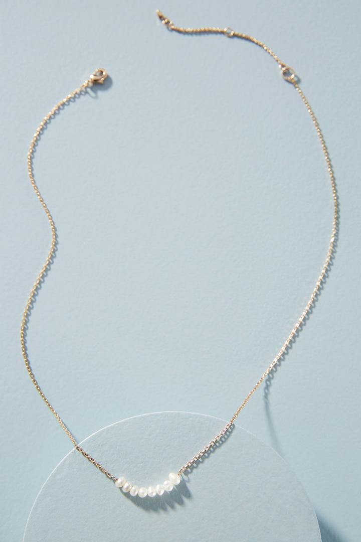 Anthropologie Veronica Pearl Necklace