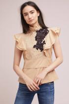 Atsu Applique Peplum Top