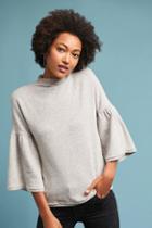 Three Dots Donegal Bell-sleeved Sweater