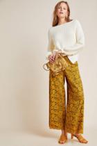 Eva Franco Lillia Lace Wide-leg Pants