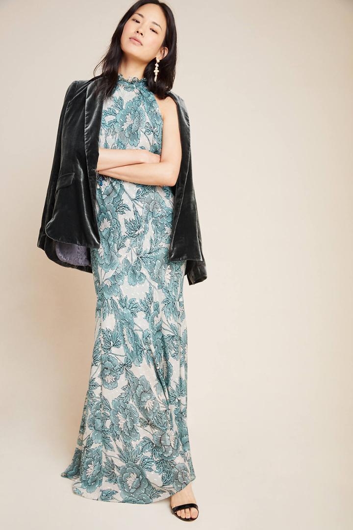 Diane Von Furstenberg Halter Maxi Dress