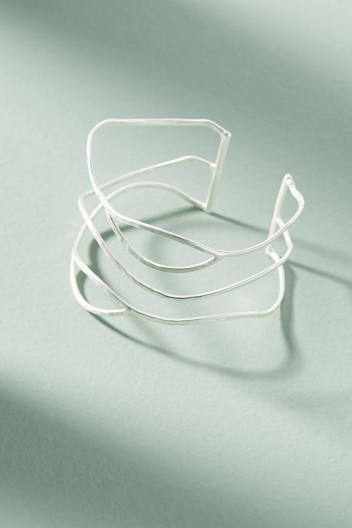 Anthropologie Woven Web Cuff