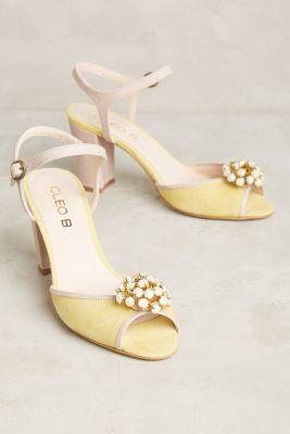 Cleo B Belle Heels Yellow