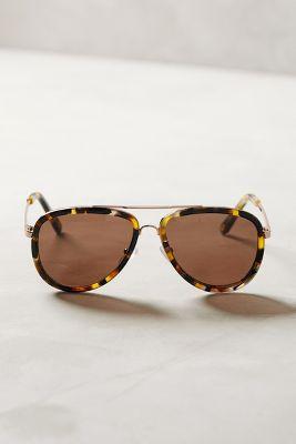 Ett:twa Ett: Twa Mattine Sunglasses Brown Motif