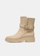 Vince Kaelyn Leather Buckled Ankle Boot