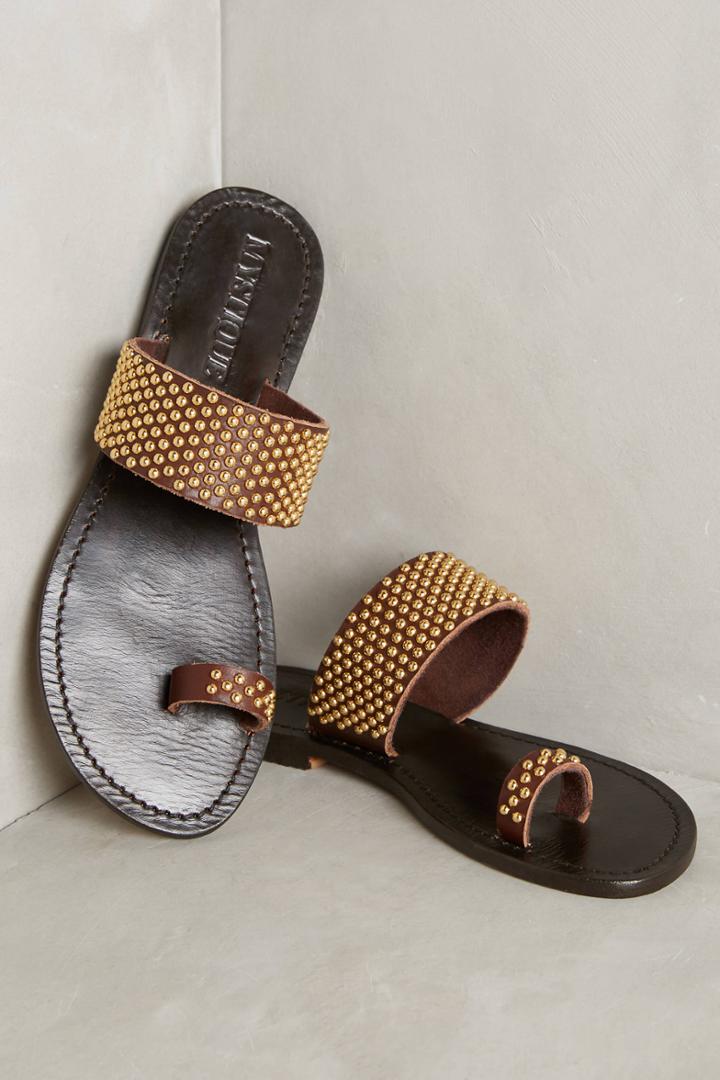 Mystique Studded Toe-loop Sandals