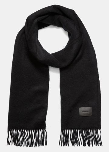 Vince Cashmere Felted Fringe Scarf
