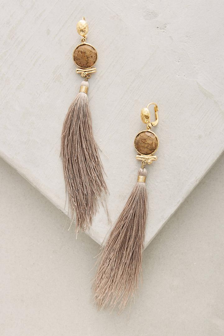 Gas Bijoux Aserti Tassel Drop Earrings