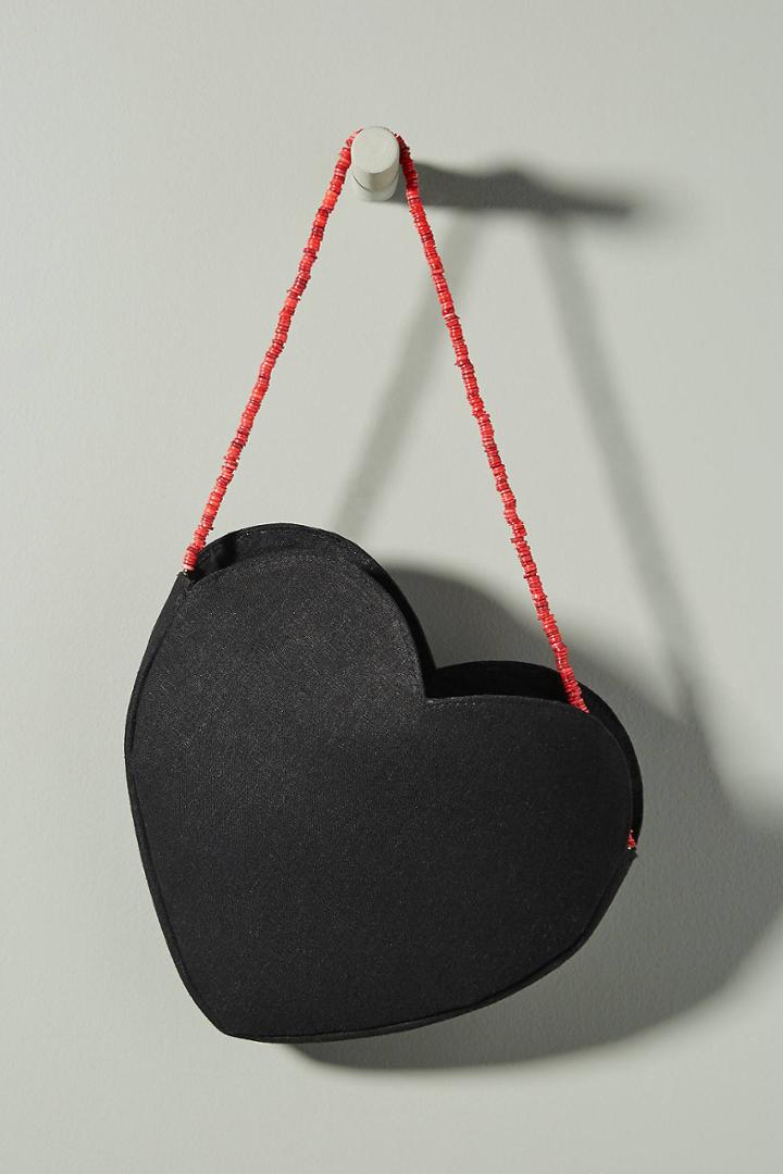 Donni. Crush Heart-shaped Clutch