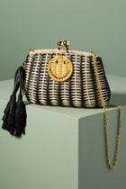 Serpui Marie Blair Raffia Clutch