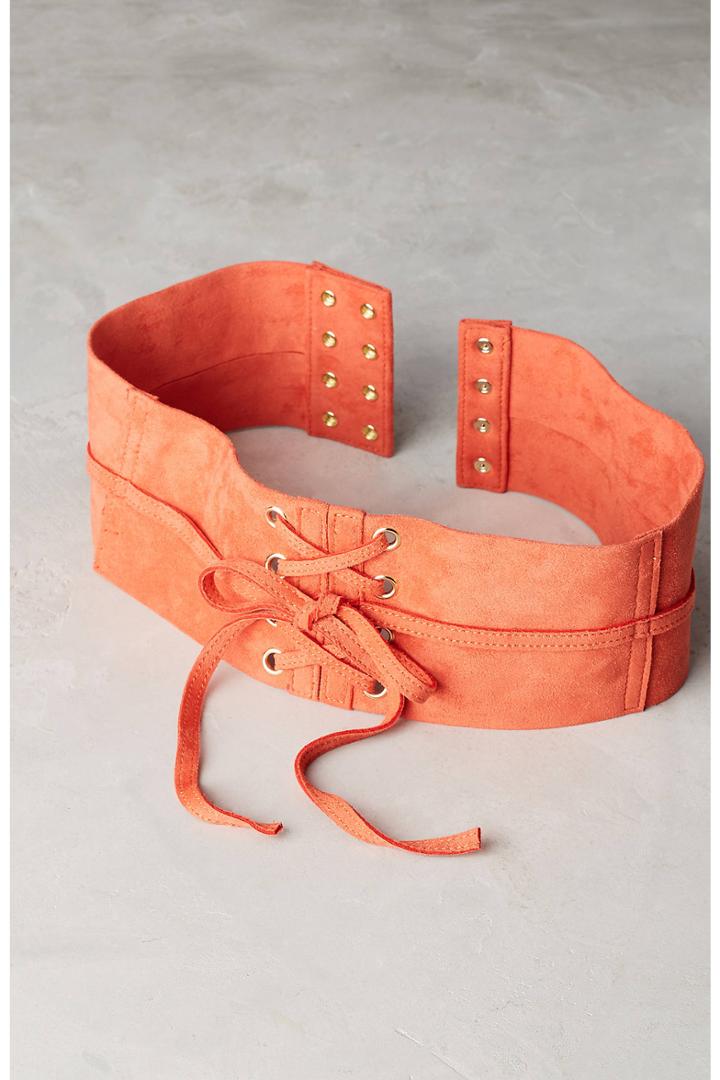 Linea Pelle Lace-up Corset Belt