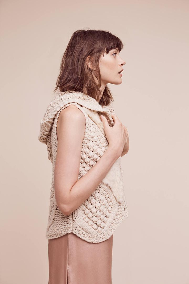 Lili's Closet Pelage Crocheted Vest