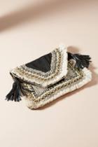 Anthropologie Leela Embroidered Clutch