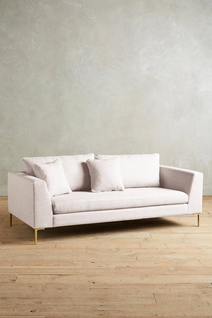 Anthropologie Belgian Linen Edlyn Chair