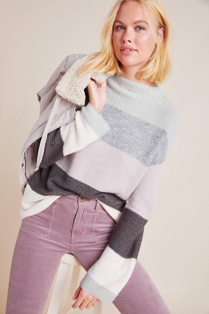 Fred And Sibel Colette Striped Turtleneck