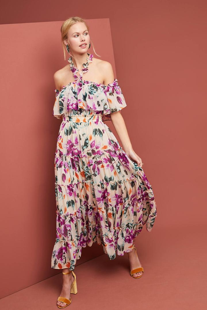 Misa Mila Ruffled Dress