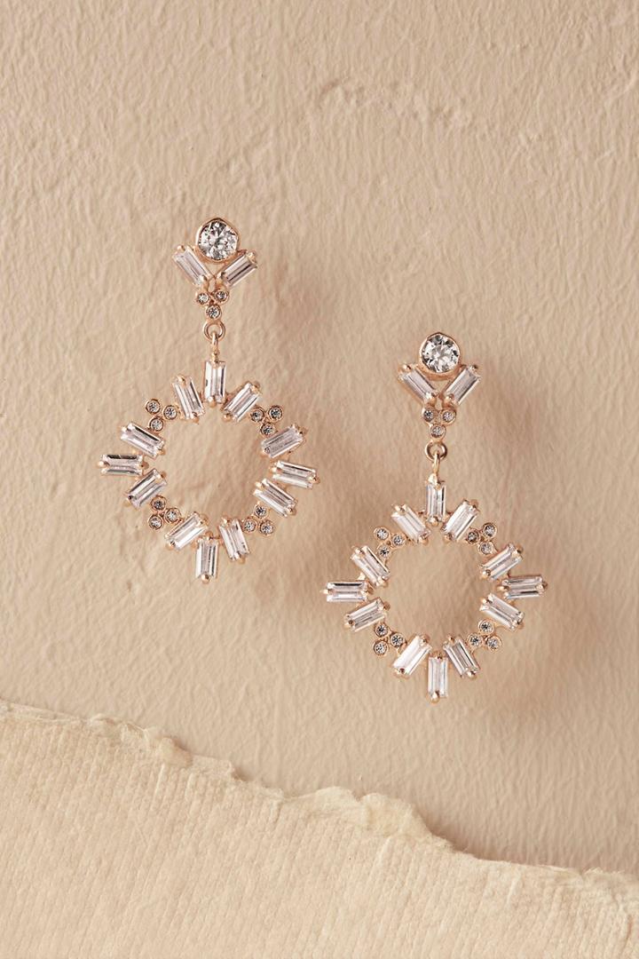 Anthropologie Dangling Circlet Earrings