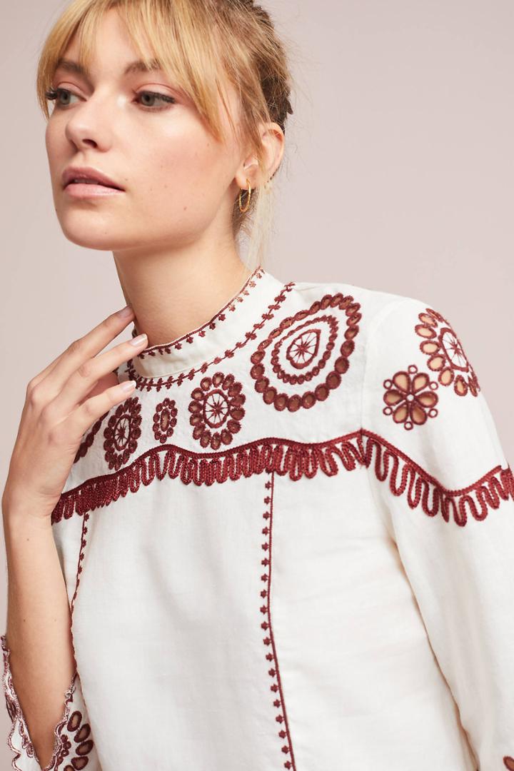 M.i.h Edelson Embroidered Blouse