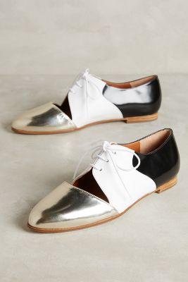 Emma Go Casey Cutout Oxfords Silver
