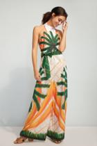 Agua De Coco Palm Tree Wide-legs