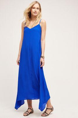 Tylho Cobalt Silk Maxi Dress