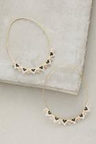 Anthropologie Kris Beaded Hoops