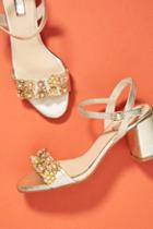 Elysess Embellished Block Heels
