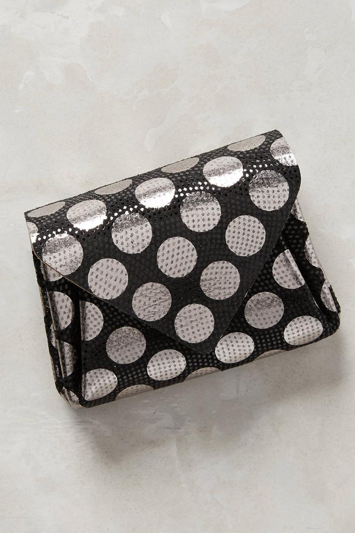 Anthropologie Mini Polka Dotted Wallet