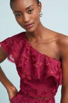 Keepsake Ruffled One-shoulder Top