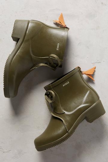 Aigle Miss Juliette Lace-up Rain Boots