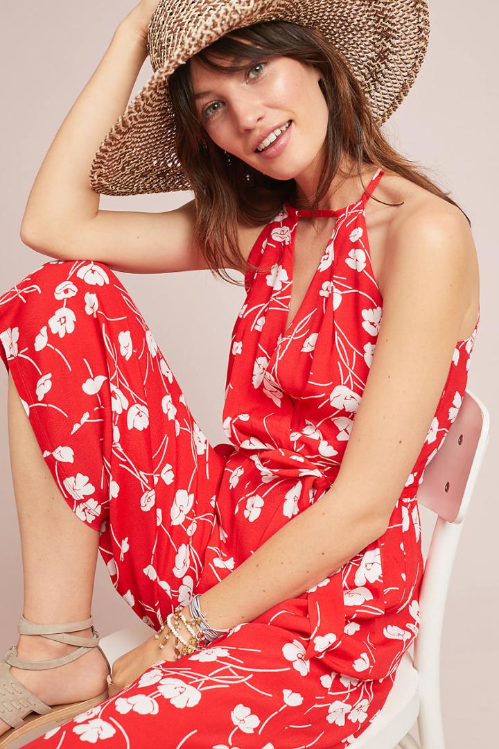Maeve Andros Printed Jumpsuit