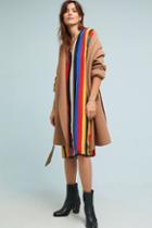 Whit Striped Silk Tunic Dress
