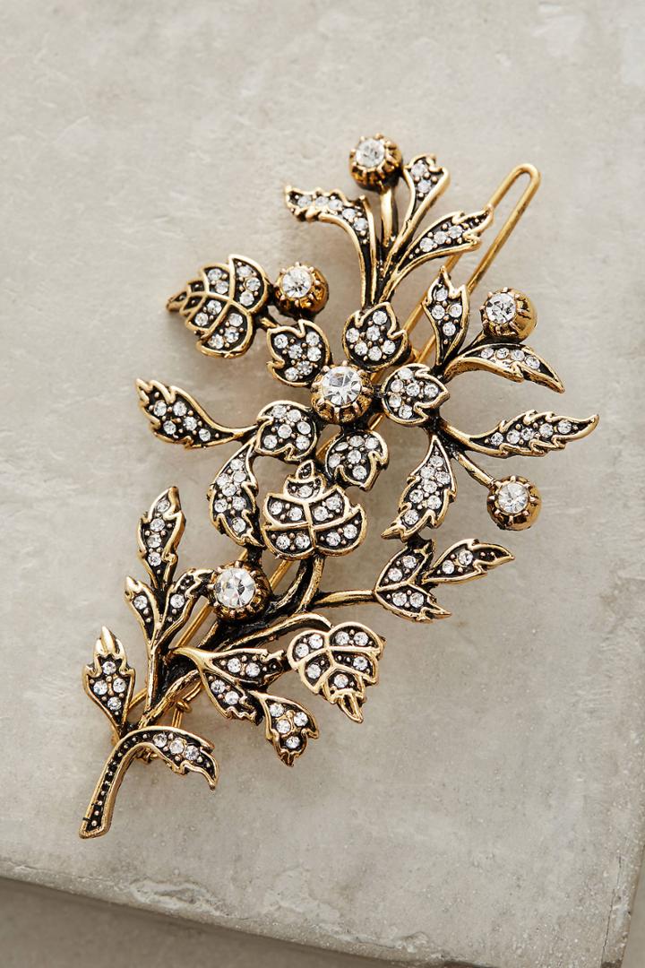 Anthropologie Garden Rose Hair Clip