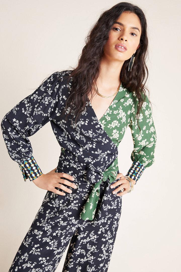 Kachel Vandie Floral Wrap Blouse