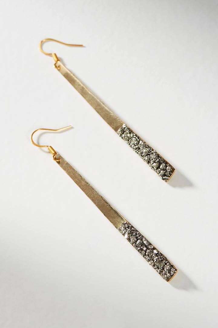 Marly Moretti Fool's Gold Drop Earrings