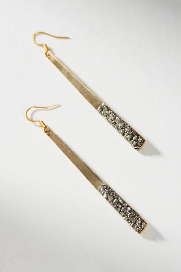 Marly Moretti Fool's Gold Drop Earrings