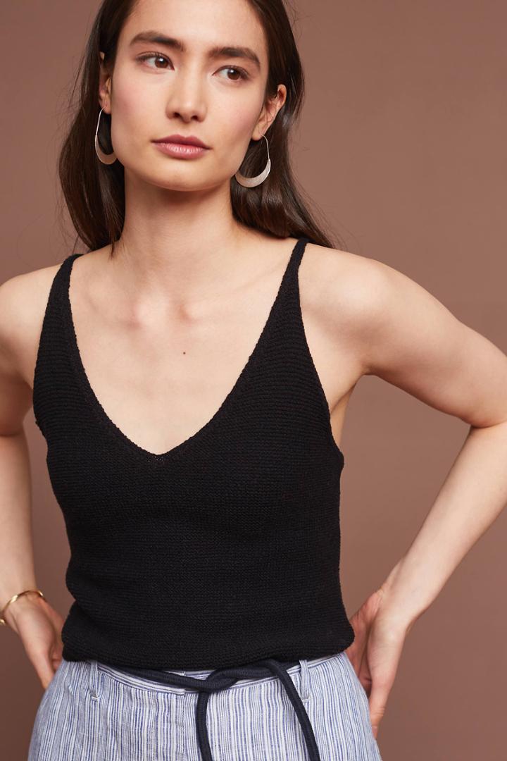 Moth Cropped Sweater Tank