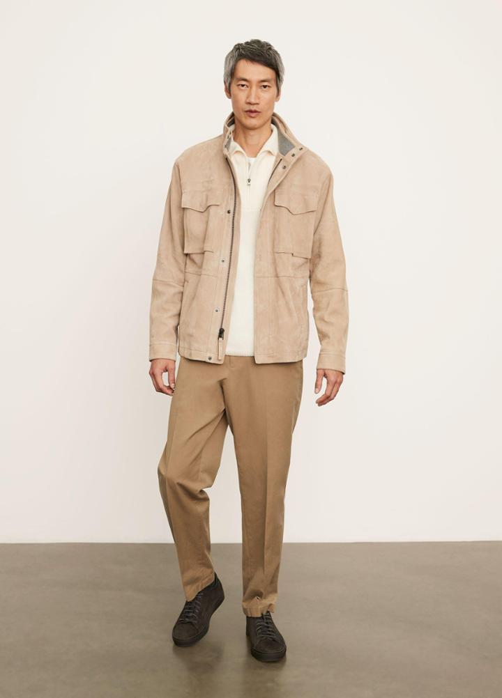 Vince Suede Field Jacket