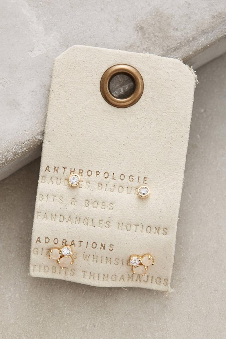 Anthropologie Moondrop Earring Set