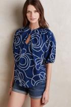 Mih Rico Chambray Top Sapphire