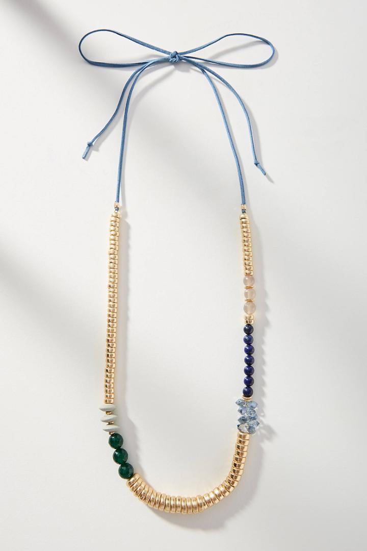 Anthropologie Shoreline Tie Necklace