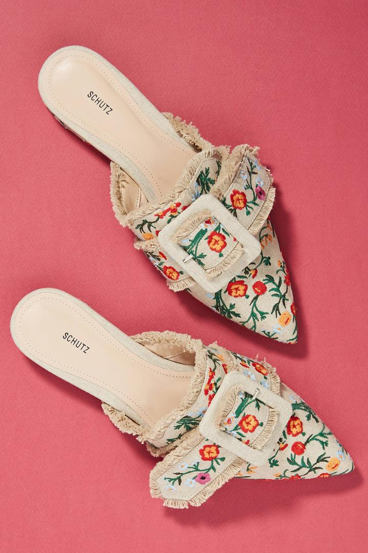 Schutz Mileni Buckle Slides