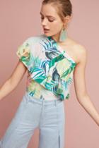 Kachel Feuilles One-shoulder Blouse