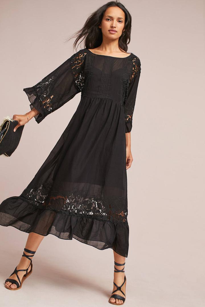 Akemi + Kin Meadow Flutter-sleeve Dress