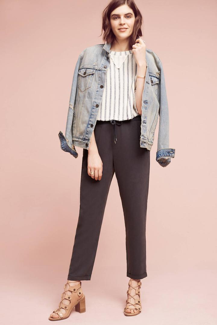 Go By Go Silk Zipped Silk Joggers