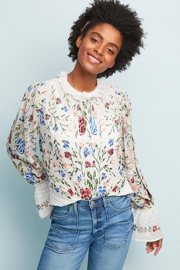 Antik Batik Fally Embroidered Blouse